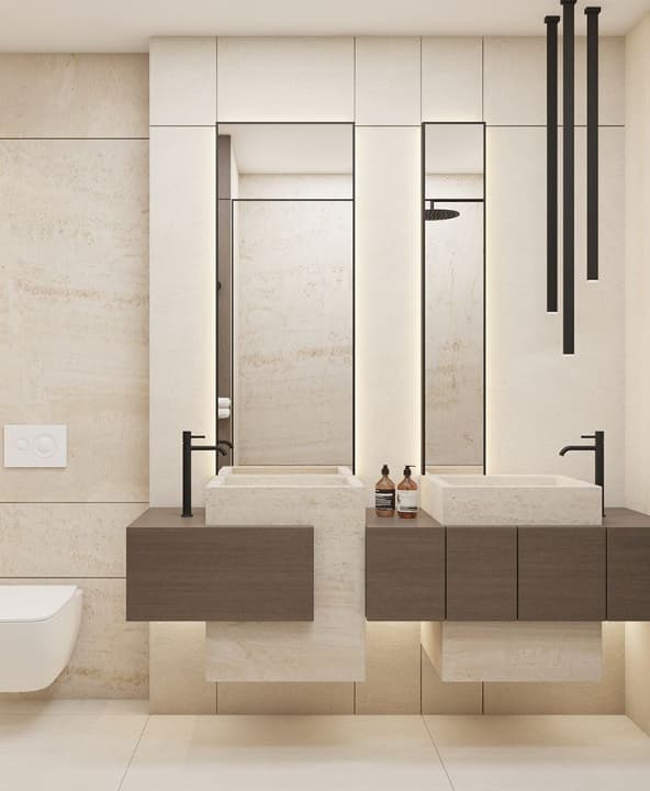 LED Light Anti-Fog Wall Bathroom Vanity Mirrorl